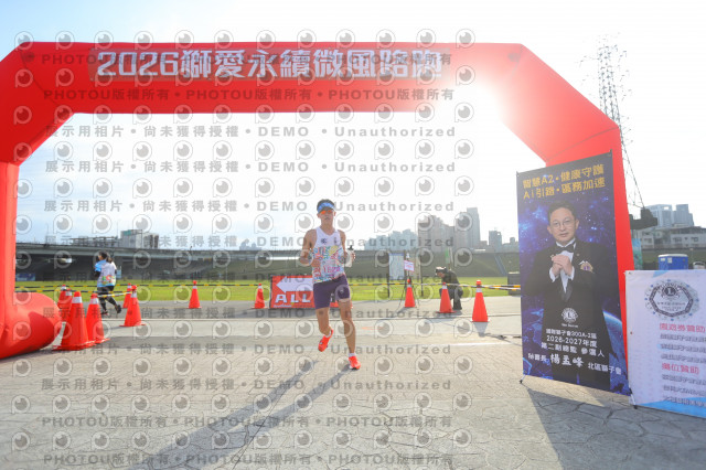 2026第二屆獅愛永續微風公益路跑5K休閒組證書