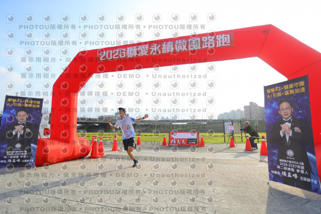 2026第二屆獅愛永續微風公益路跑5K休閒組證書
