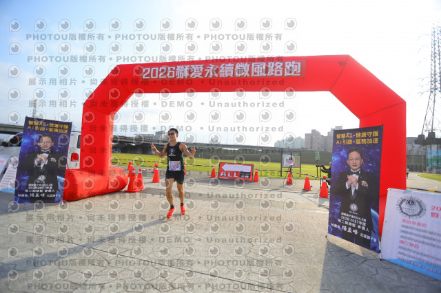 2026第二屆獅愛永續微風公益路跑5K休閒組證書