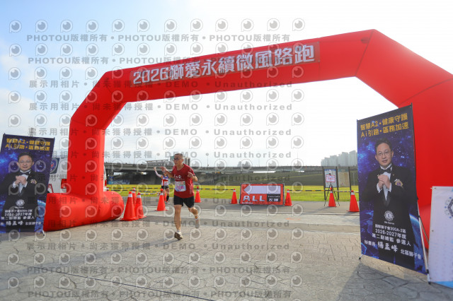 2026第二屆獅愛永續微風公益路跑5K休閒組證書