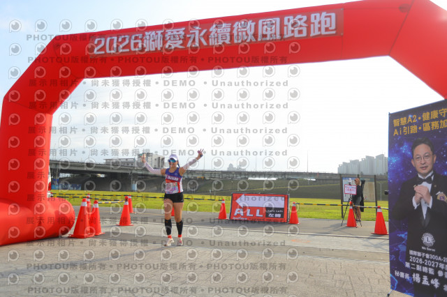 2026第二屆獅愛永續微風公益路跑5K休閒組證書