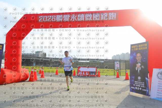 2026第二屆獅愛永續微風公益路跑5K休閒組證書