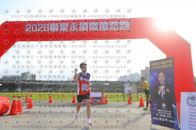 2026第二屆獅愛永續微風公益路跑5K休閒組證書