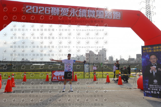2026第二屆獅愛永續微風公益路跑5K休閒組證書