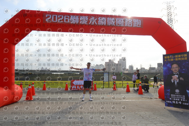 2026第二屆獅愛永續微風公益路跑5K休閒組證書